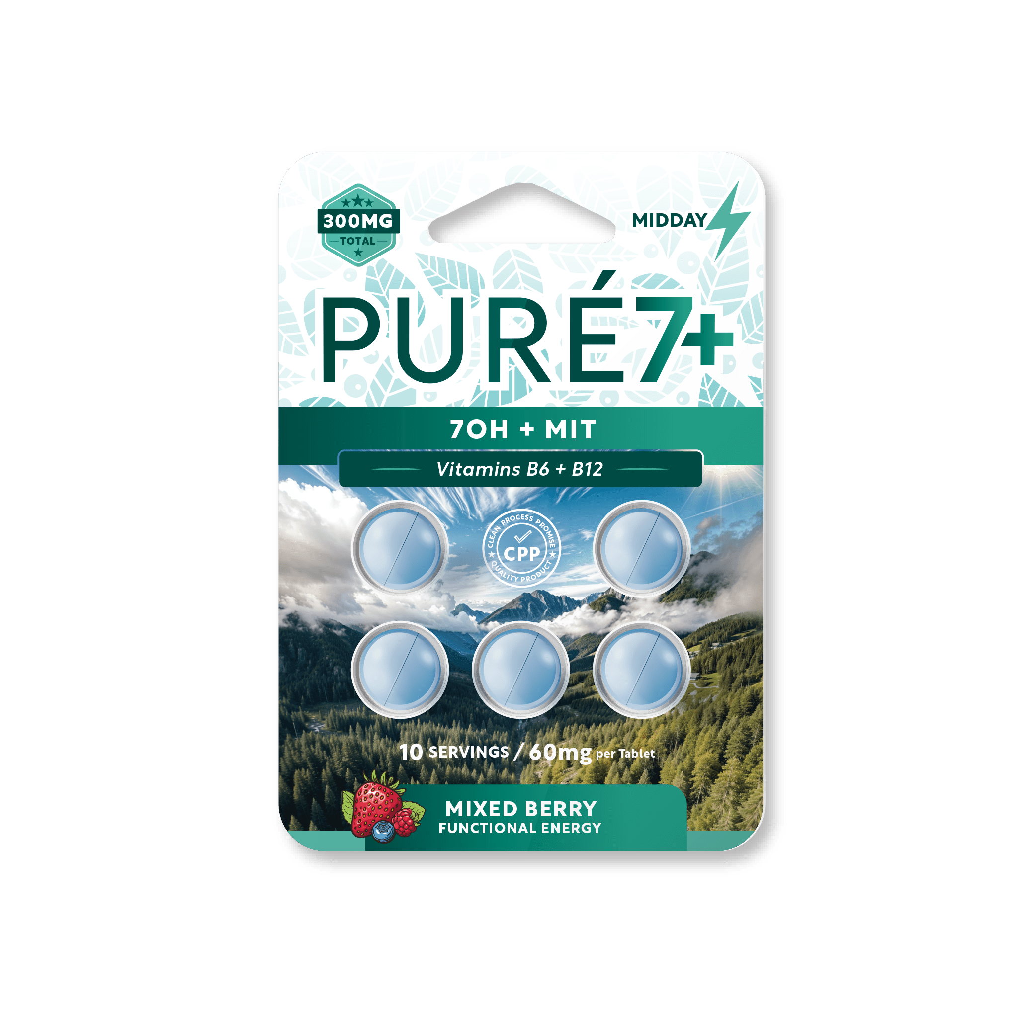 Pure7 Midday Blister Mixed Berry