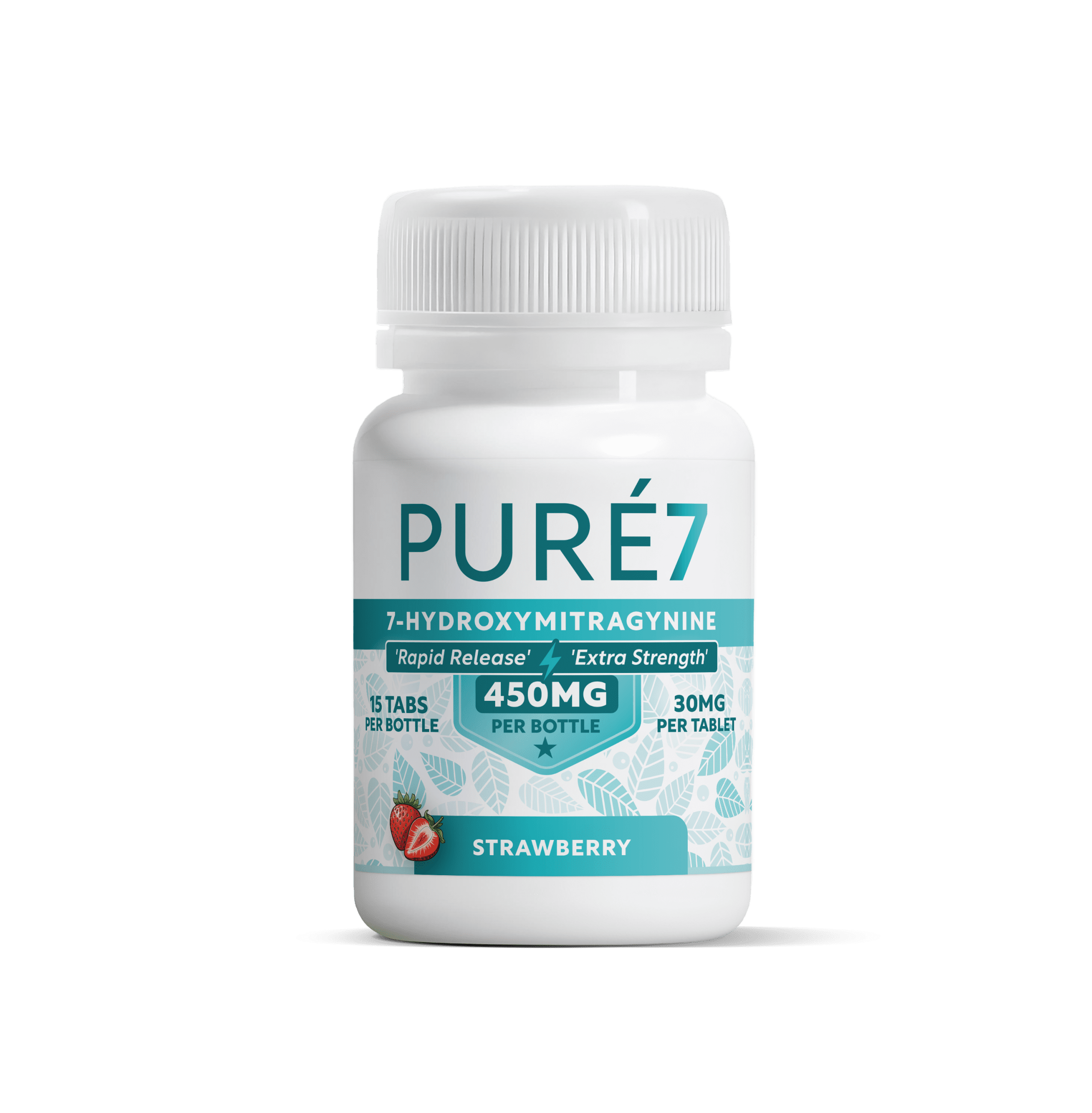 Pure7 Strawberry 15ct 30mg 7OH Tablets