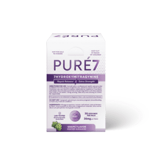 Grape 5 ct Pure 7OH Tablets Blister Pack - Display