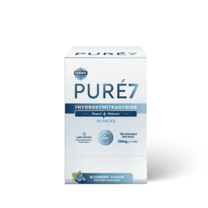 Display Unit - 10ct of Pure 7OH Tablets Blueberry 5 Pack
