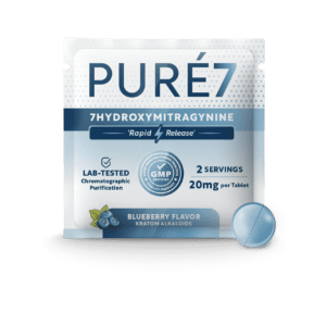 Pure 7OH Tablet - Blueberry - Single Front