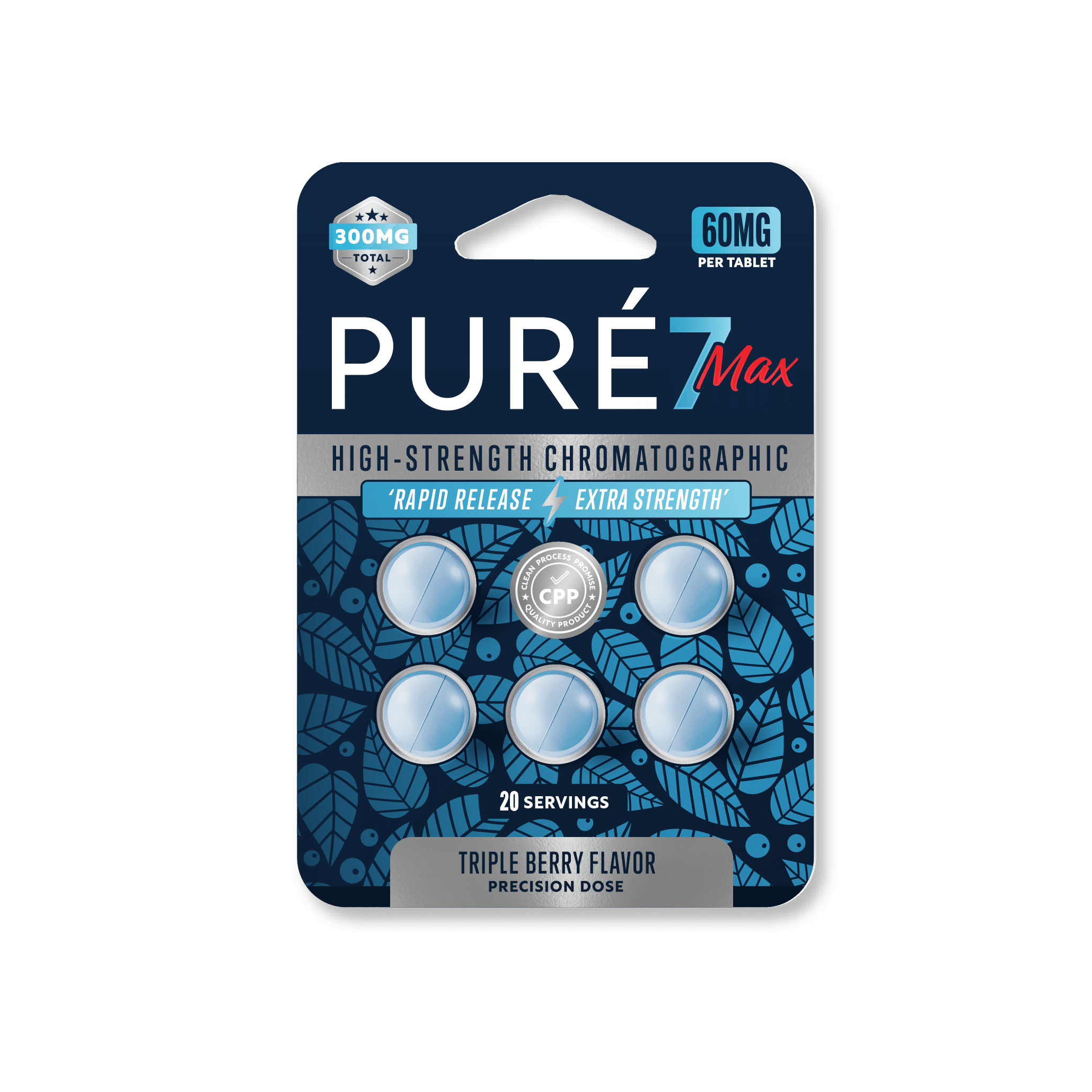 Pure7 Max Triple Berry 60mg Blister