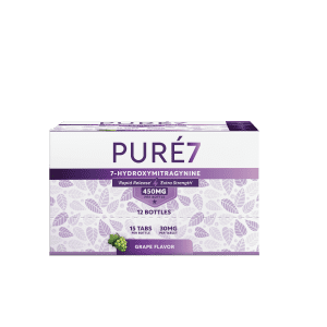 Pure7 Grape 15ct Bottle Display Front